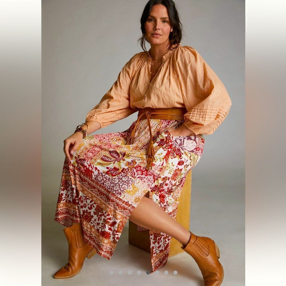 By Anthropologie Idira maxi skirt